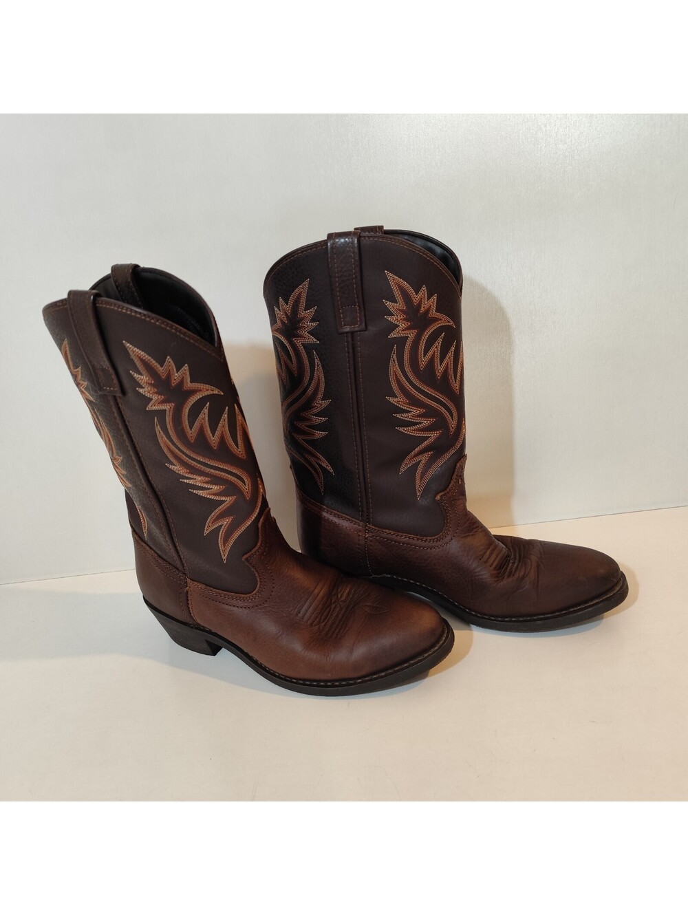 Laredo Brown Western Cowboy 4243 Men's  Boots 9.5 D